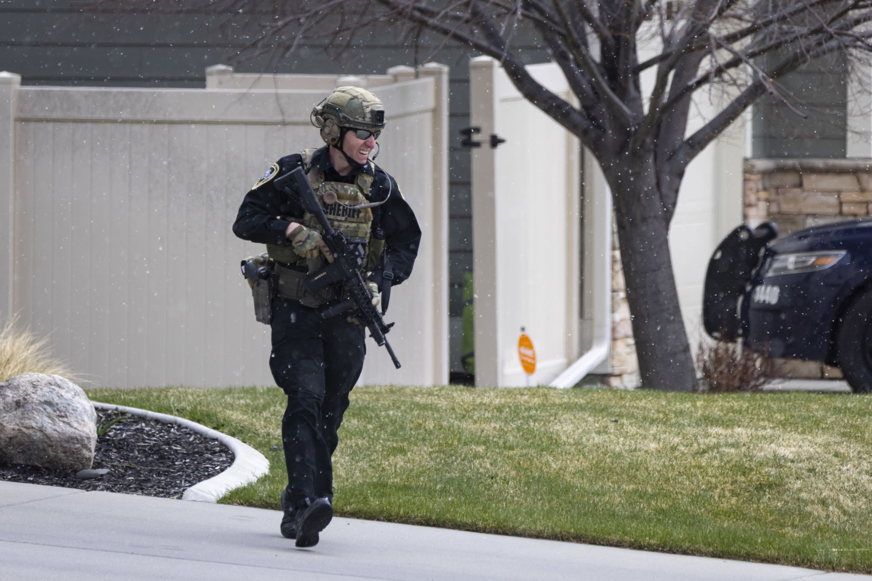Police standoff